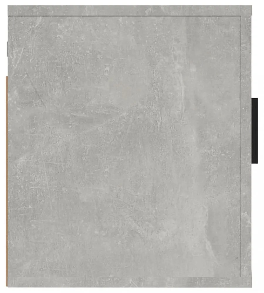 betonszürke fali TV-szekrény 40x34,5x40 cm