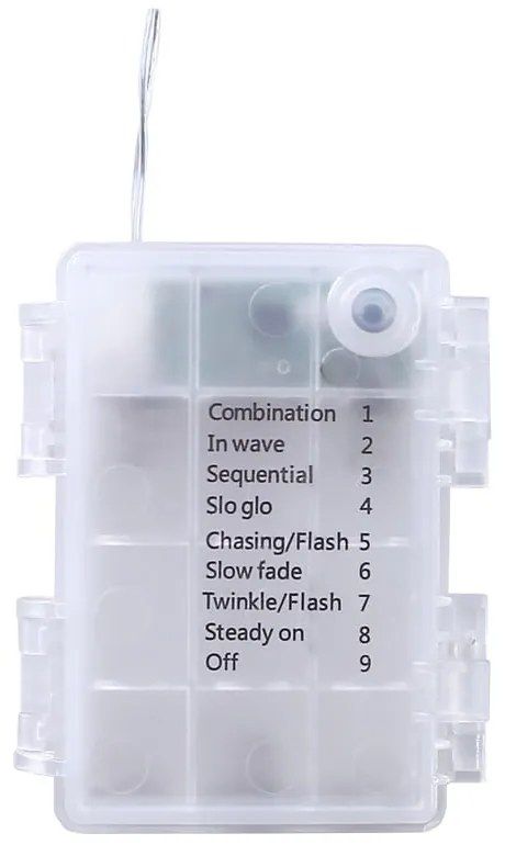 Lights átlátszó LED fényfüzér, 100 izzós, hosszúság 8,43 m - DecoKing