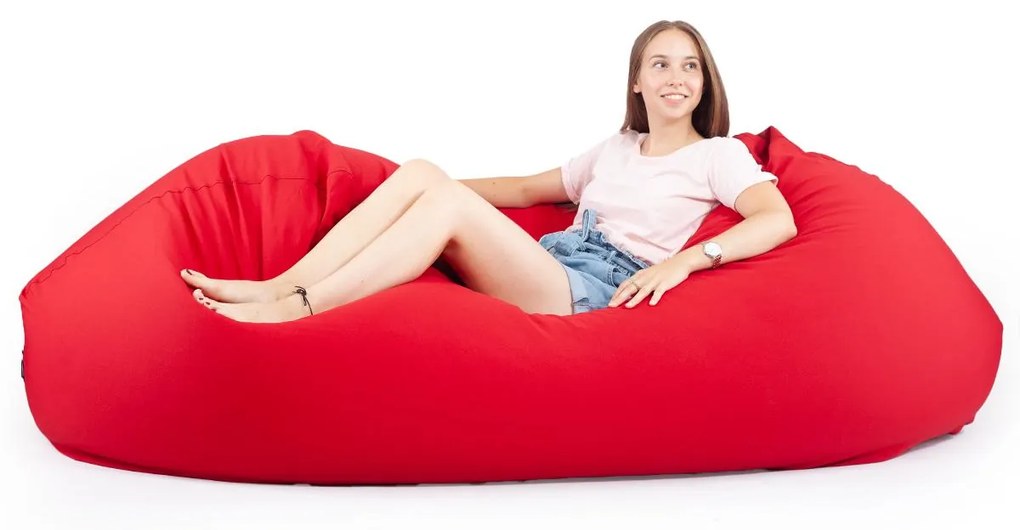 Piros Relax Babzsák Kanapé