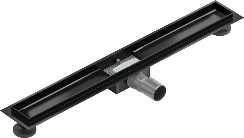 Mexen Flat váz lineáris lefolyóhoz, 70 cm, fekete - 1715070