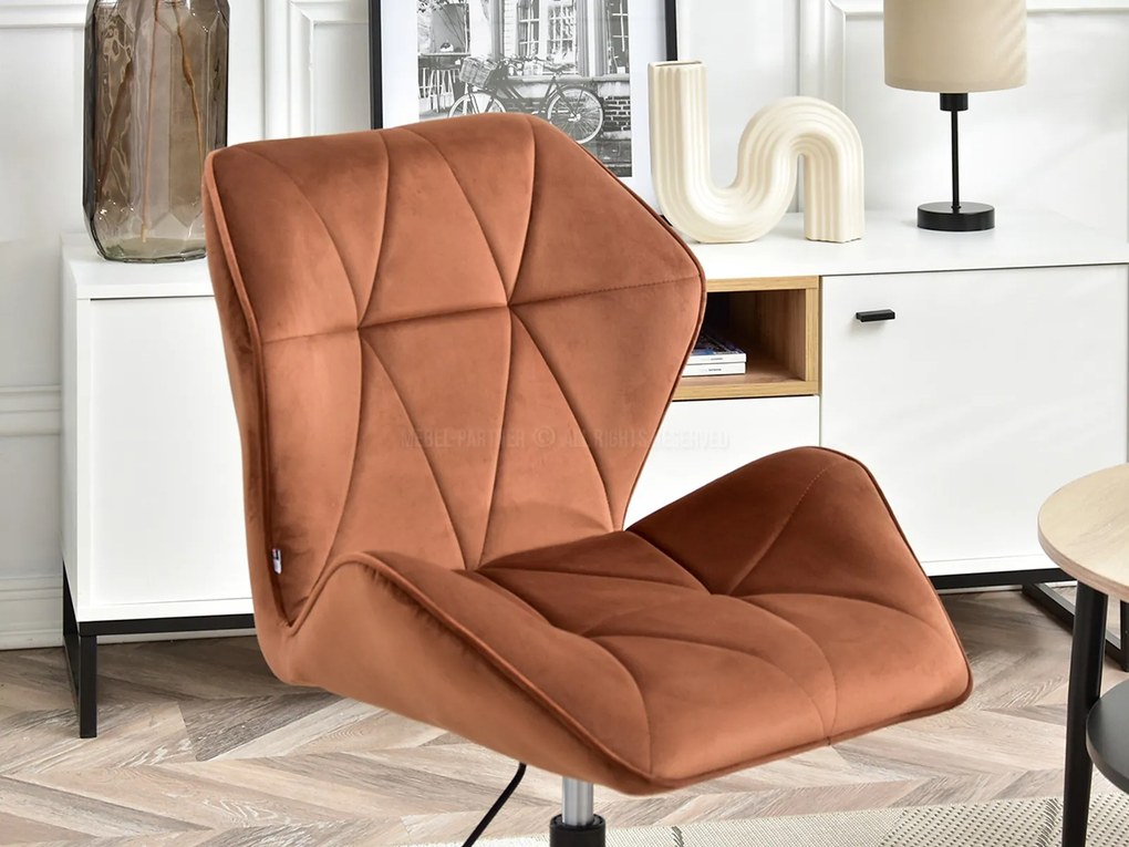 Fotel Velma S (réz + fekete). 1110475