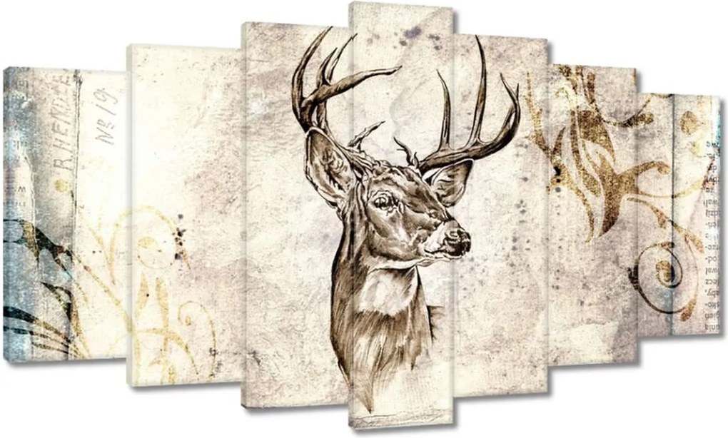 Vászonkép 140x80 Szarvas agancsok