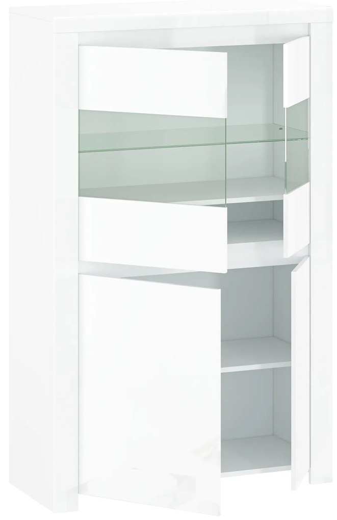 Vitrin Leona 2D2W (fényes fehér). 1053014