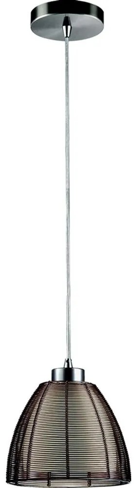 Searchlight 20033 - Csillár zsinóron 1xE27/60W/230V átm. 19 cm barna