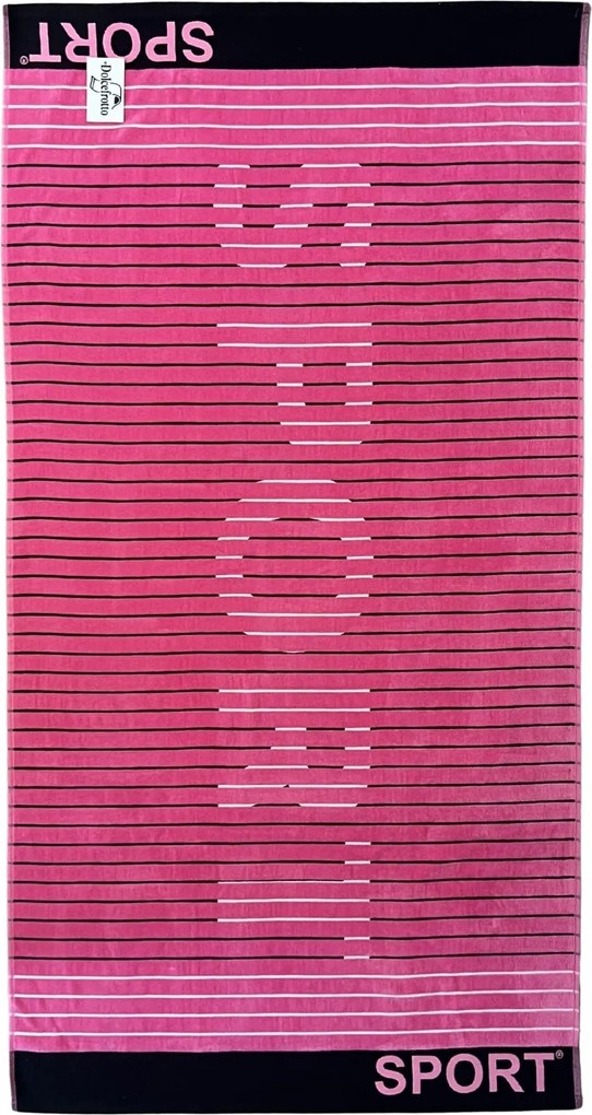 SPORT Strandtörölköző pink 165x90cm