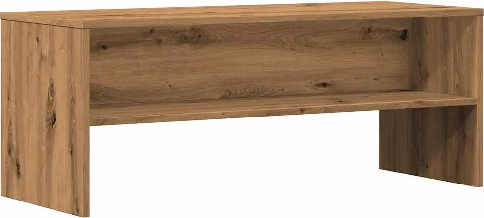 vidaXL kézműves tölgy színű szerelt fa TV-szekrény 100x40x40 cm
