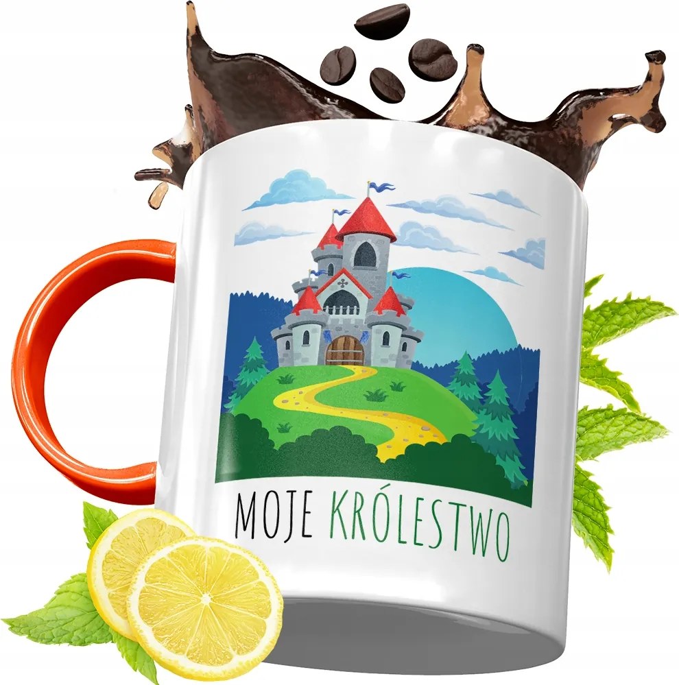 Narancssárga Bögre Gyerekeknek Gyereknapra, fényképes nyomattal