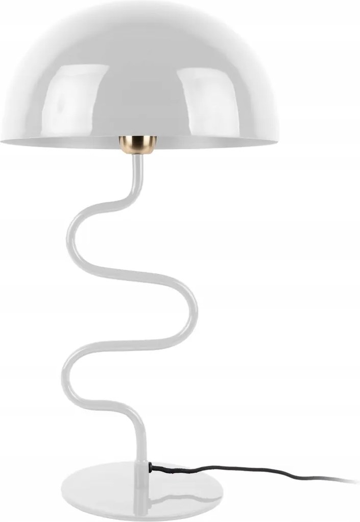 Asztali Lámpa Fém Lámpa Fehér Gomba Étkező Nappaliba 54 cm magas