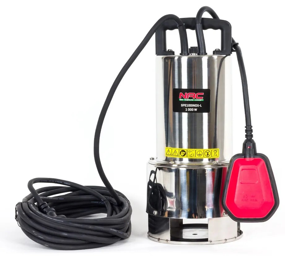 NAC merülő szivattyú SPE100INOX-L rozsdamentes acélból