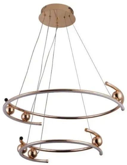 LED állítható fényerejű csillár kábellel LED/80W/230V 3000-6500K + DO