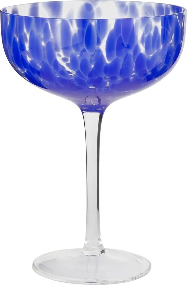 CONFETTI koktél pohár 300ml kék