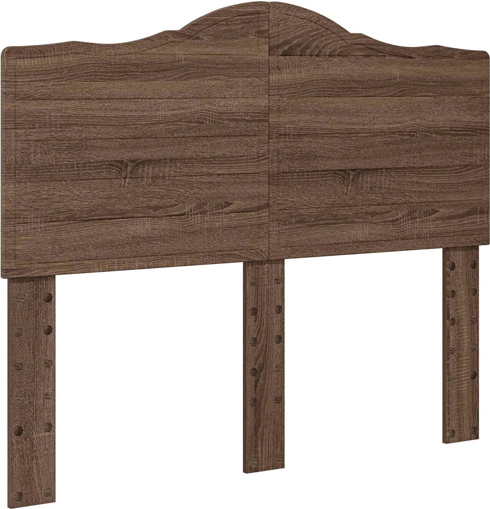 vidaXL Fejtámla Barna Tölgy 120 cm Faanyag