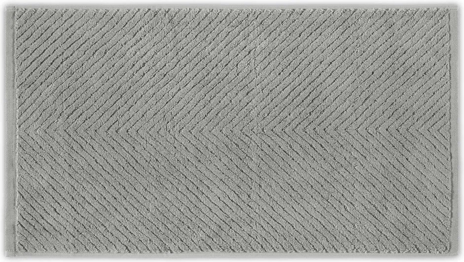 Chevron konyharuha, szürke, 33×33 cm