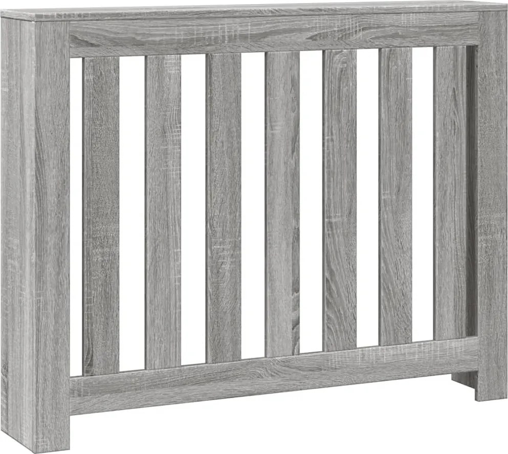 vidaXL szürke sonoma színű szerelt fa radiátorburkolat 104x20x82 cm