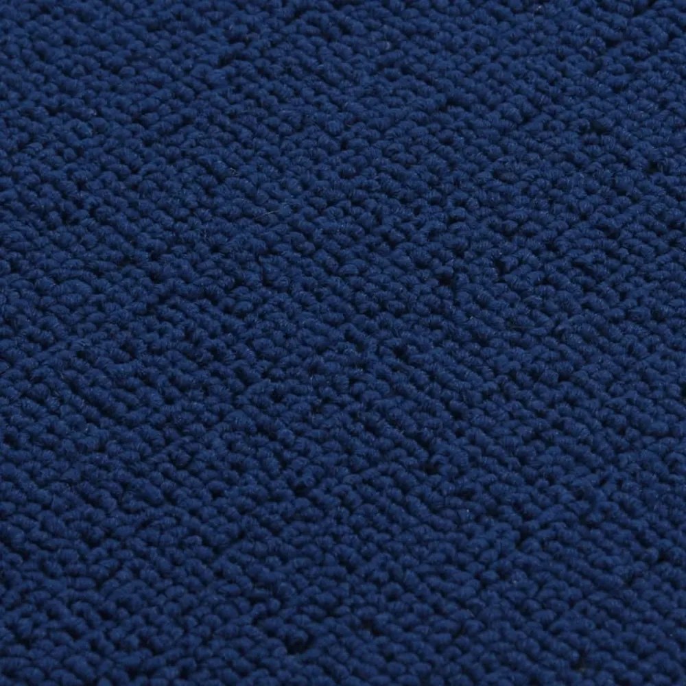 15 db sötétkék négyszögű csúszásmentes lépcsőszőnyeg 60 x 25 cm