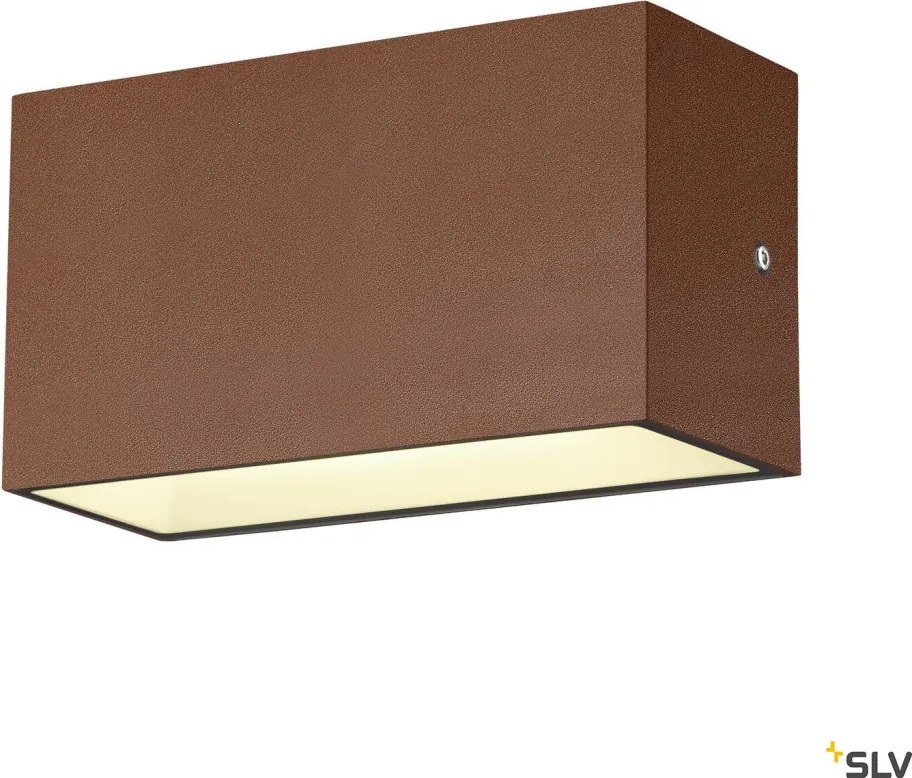 SLV 1005154 SITRA Modern Kültéri Fali Lámpa Rozsdás LED IP44