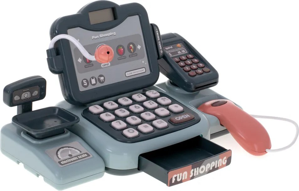 Pénztárgép bevásárló kosár terminál