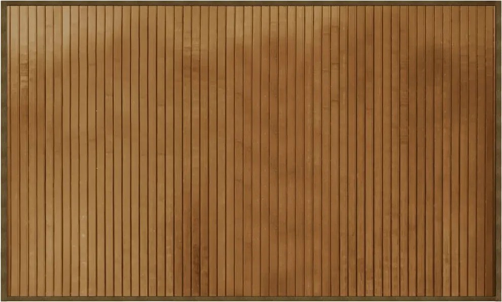 vidaXL négyszögletű barna bambusz szőnyeg 60 x 100 cm