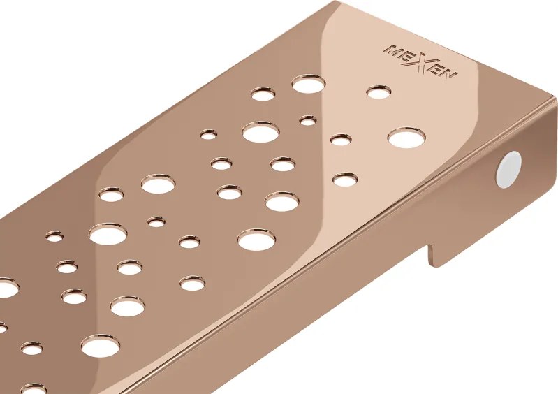 Mexen M12 vonalmenti vízelvezetés burkolat 60 cm rózsaarany - 1621060