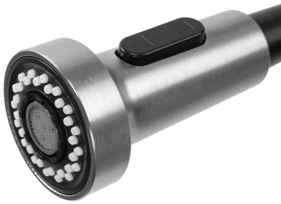 REA-B0417 - COLIN mosogatócsaptelep kihúzható zuhanyfejjel, 42,5 cm, nikkel