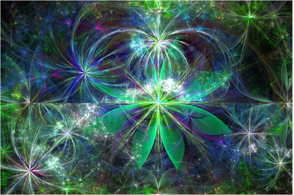 Kép - Absztrakt geometriai formák (90x60 cm)