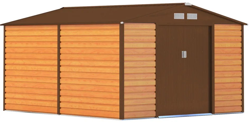 G21 GAH 884 kerti tároló - 277 x 319 cm, barna - 2. osztály