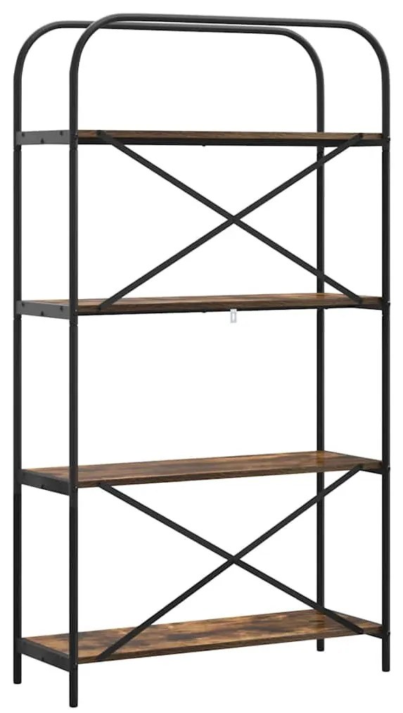 Könyvespolc Füstölt tölgy 80 x 30 x 146 cm Faanyag