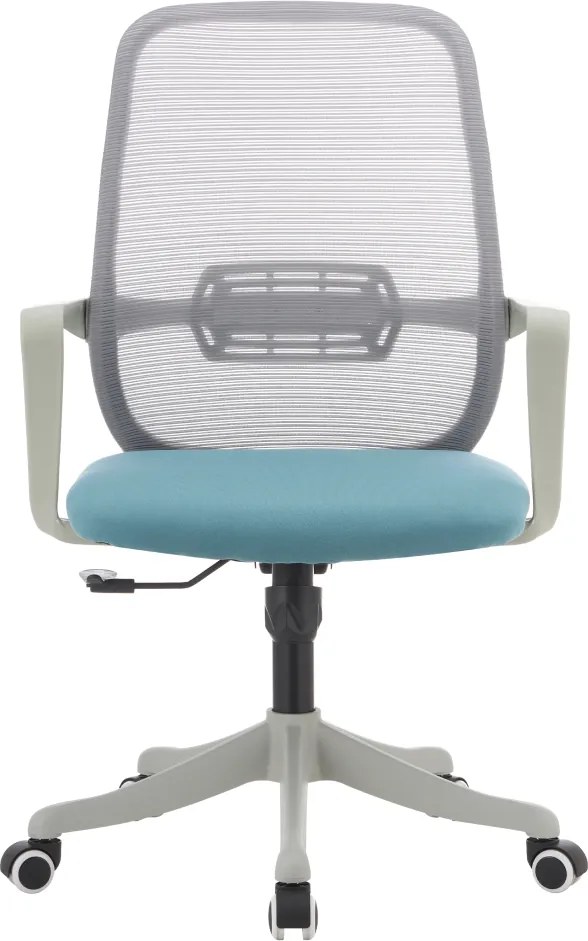 Irodai szék, szürke/kék, DERVIN