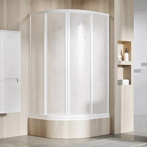Ravak Supernova negyedkör alakú zuhanykabin 90x90 cm 31177v10011 SKCP490SABP0