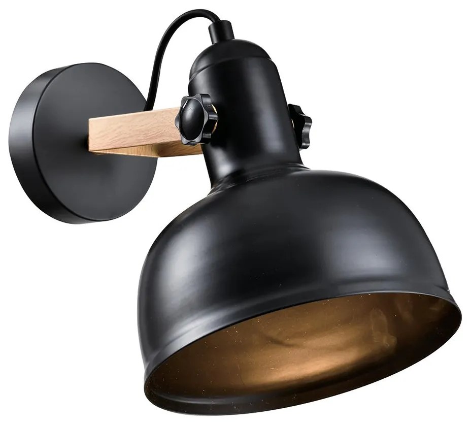 Fali spotlámpa RENO 1xE27/40W/230V fekete