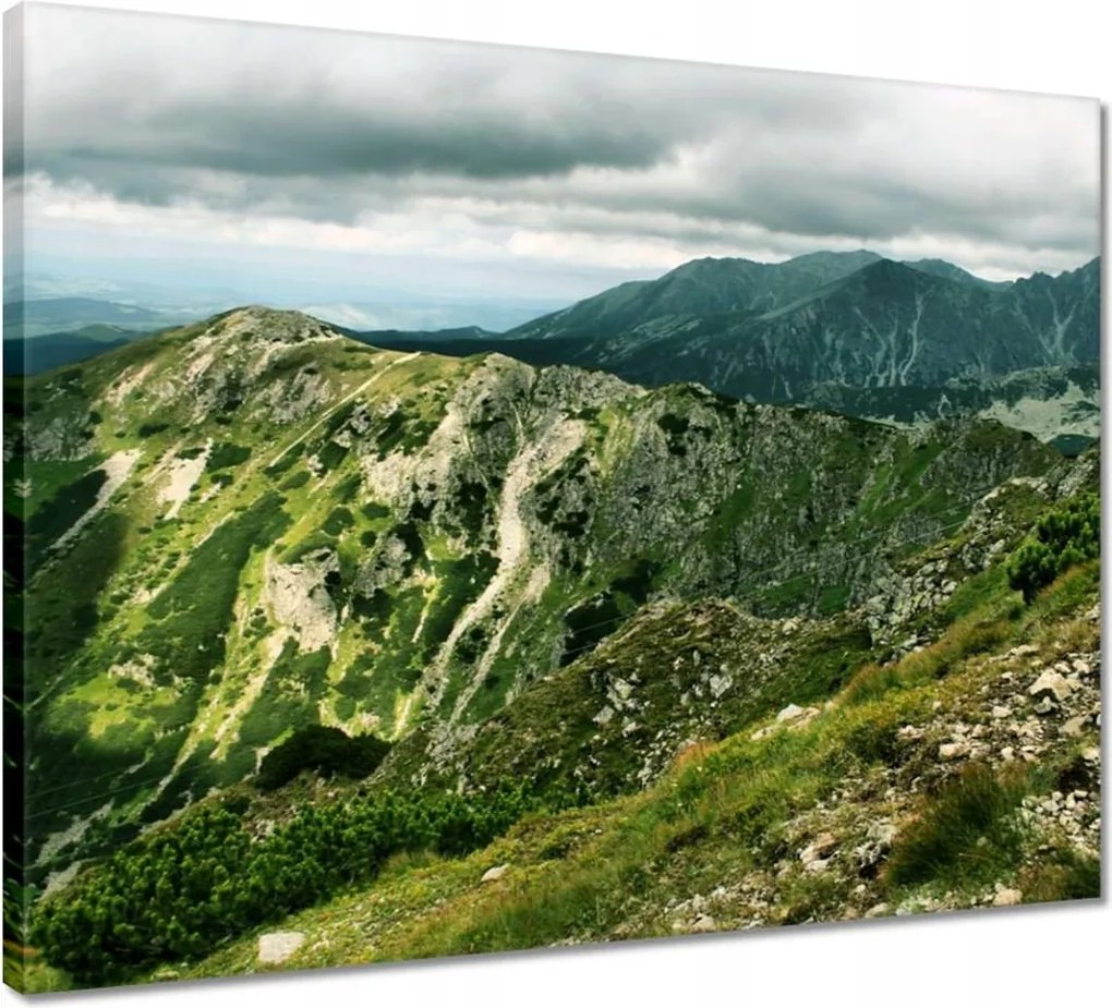 Vászonkép 50x40 Tátra Lengyel hegyek Kilátás