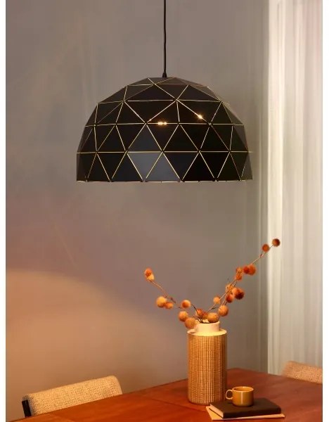 Lucide 21409/60/30 - Függeszték OTONA 3xE27/60W/230V fekete