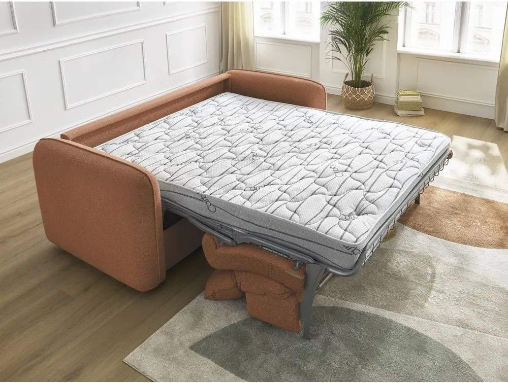 Narancssárga kanapé 216 cm Achille – Bobochic Paris