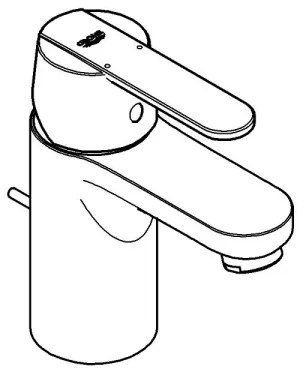 GROHE 32883000 - GET mosdócsaptelep, S méret, fényes króm