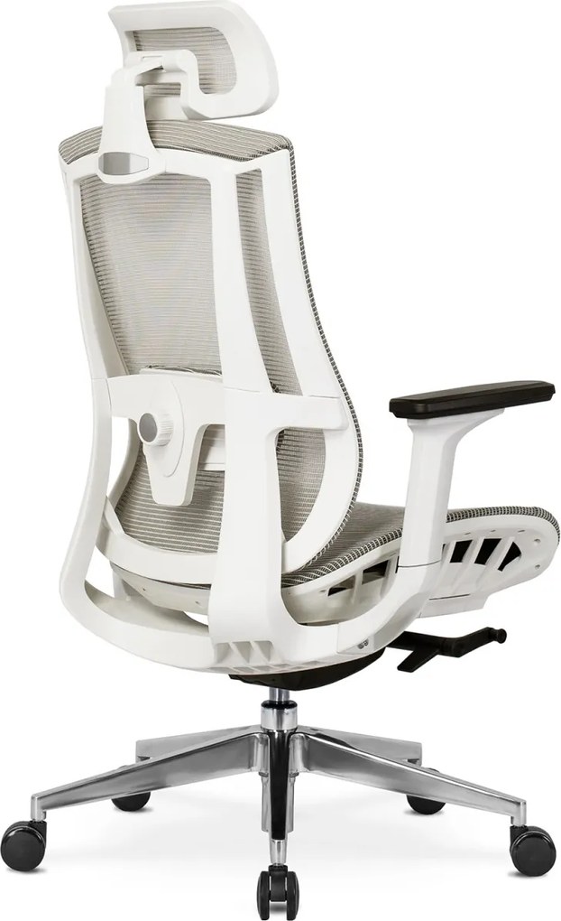 Forgószék ergonomikus kialakítással, bézs színben. SKY