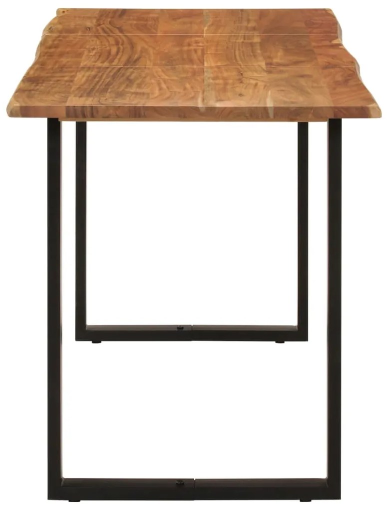 Tömör akácfa étkezőasztal 140 x 70 x 76 cm