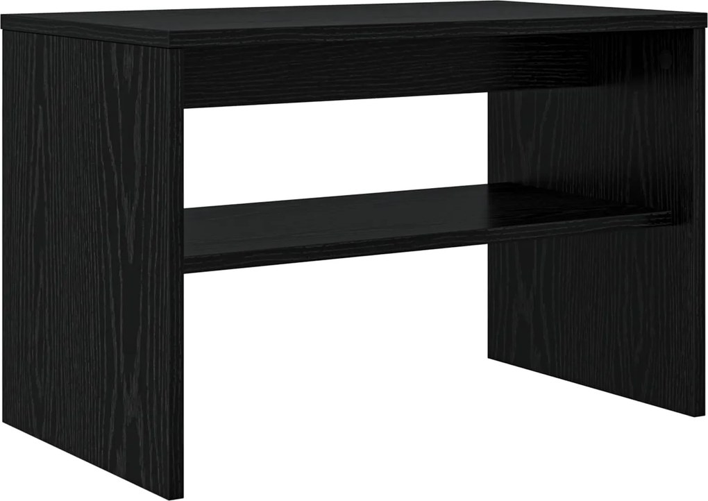 vidaXL TV szekrény Fekete tölgy 60 x 35 x 40 cm Faanyag