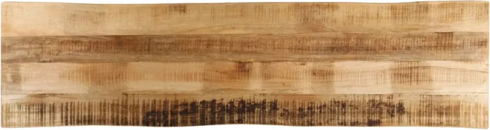 vidaXL tömör nyers mangófa természetes élű asztallap 180 x 40 x 3,8 cm