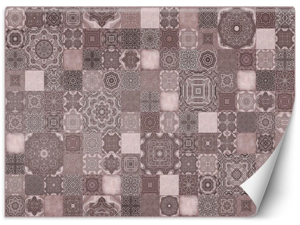 Gario Fotótapéta Marokkói rózsaszín mozaik - Andrea Haase Anyag: Vlies, Méret: 350 x 245 cm