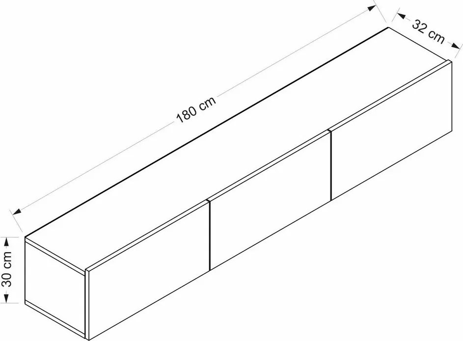 Rigel White TV-állvány