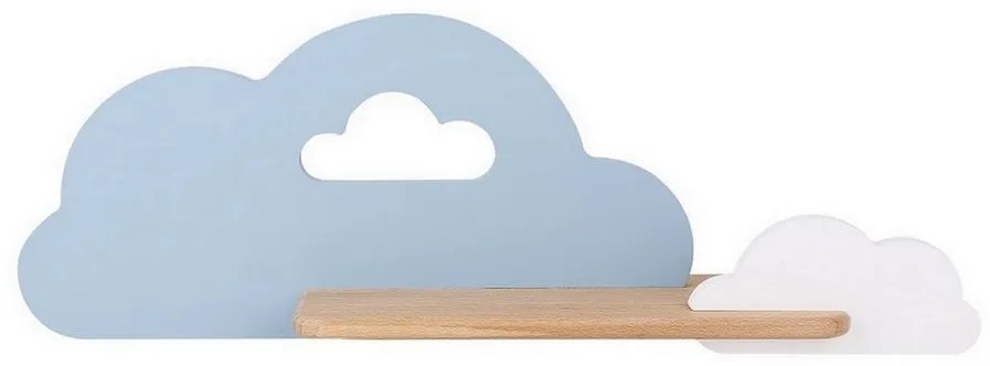 LED gyerekszoba fali lámpa CLOUD polccal LED/5W/230V kék-fehér
