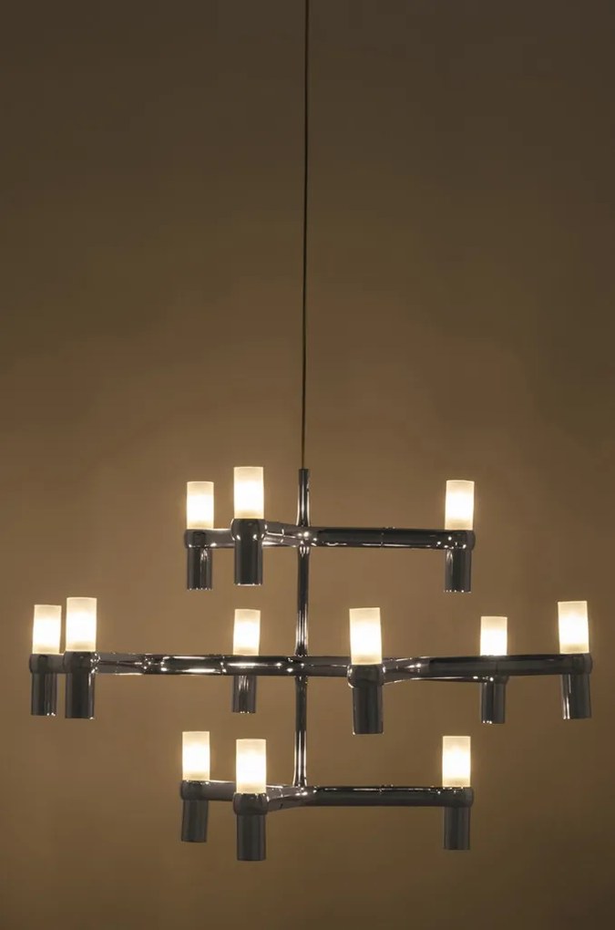 KING HOME XCP9120-12 ATOMIC Glamour Csillár Króm G9 IP20