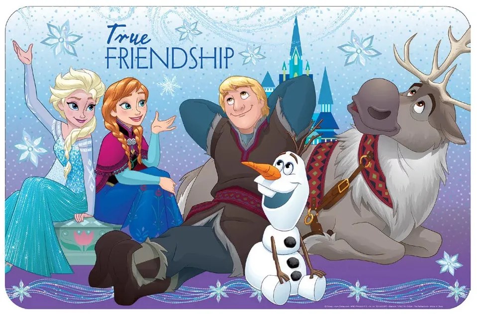 Disney Jégvarázs tányéralátét friendship