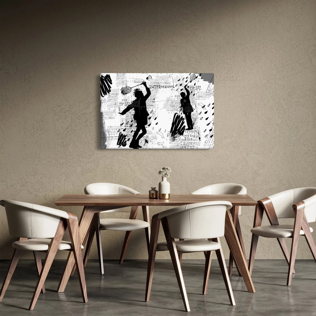 Kép - Street art - zűrzavar (90x60 cm)