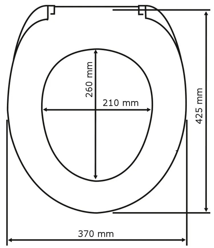 WC-ülőke 37 x 42,5 cm Bamboo – Wenko