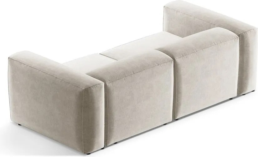 Bézs kanapé 224 cm Bergamo – Cosmopolitan Design