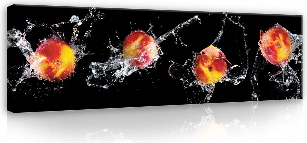 Vászonkép 145x45 Zamatos pillanat Világos akcentus a loft stílusú irodába