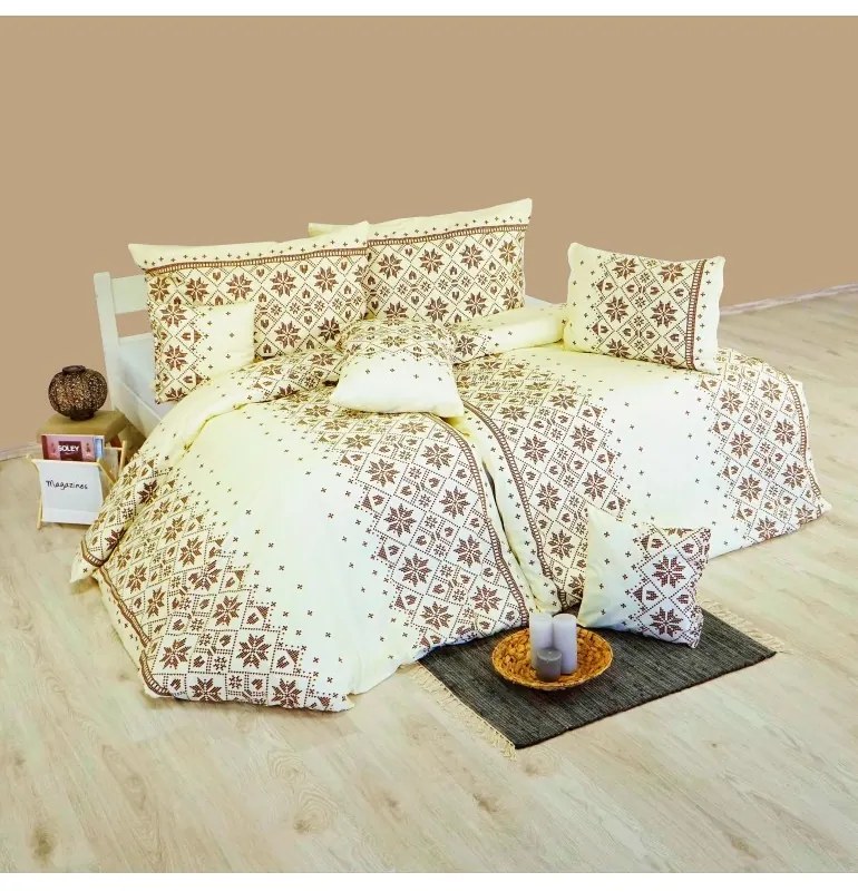 EMI Etno ágyneműhuzat, A standard egyszemélyes ágy szett tartalma: 1x 140x200 + 1x 70x90