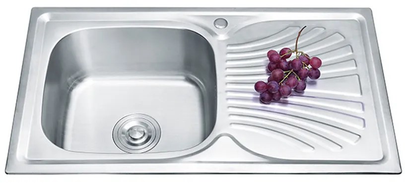 Boli szögletes egy medence + csepegtető rozsdamentes mosogató