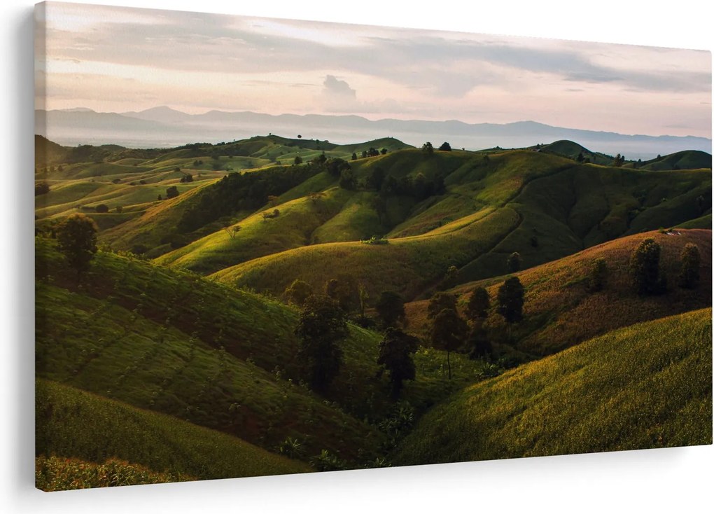 Kép - Kilátás a thai hegyekre (90x60 cm)